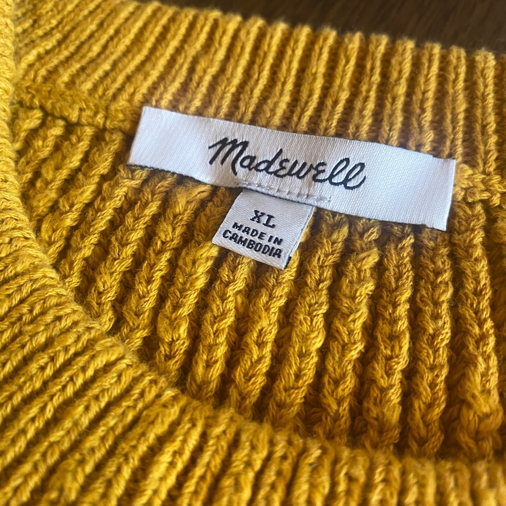 Madewell Goldenrode Pullover Sweater